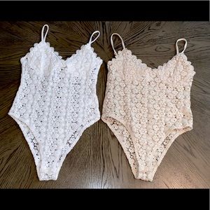 TWO H&M SIZE SMALL BODYSUITS